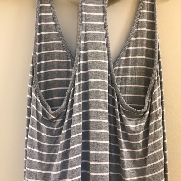 ATHLETA STRIPED TEE RACERBACK DRESS H. - Picture 12 of 16